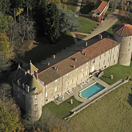 Chateau De לינה וארוחת בוקר Vollore-Ville